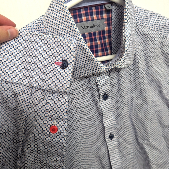 Martinique Men's size small dress shirt - Picture 2 of 4